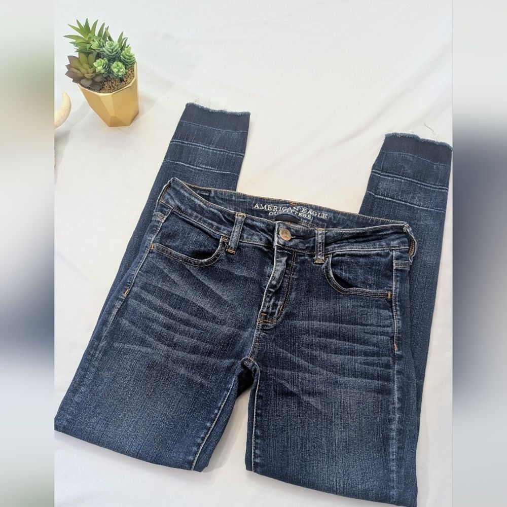 American Eagle Outfitters Extra Stretch Jeggings - Dark Blue